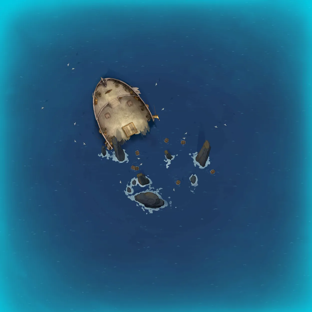 Open Ocean map, Shipwreck variant thumbnail