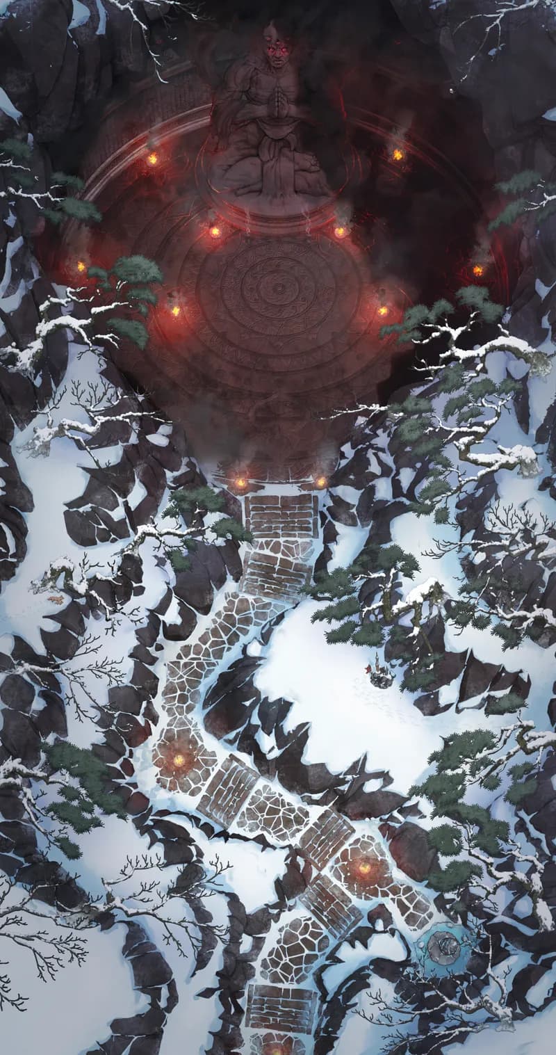 Cave Temple map, Glowing Eyes variant thumbnail