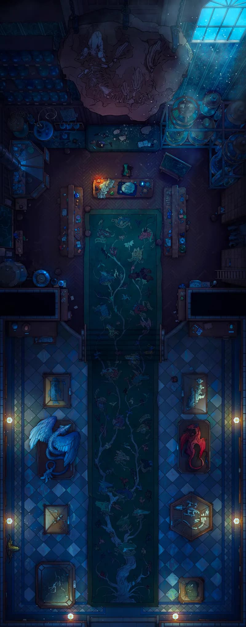 Monster Genealogy Lab map, Original Night variant thumbnail