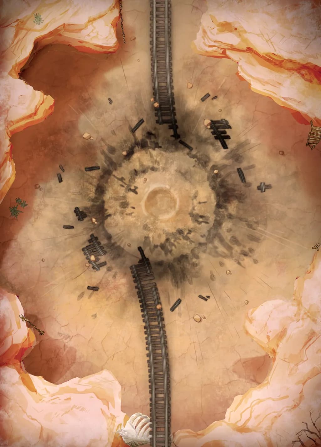 Desert Canyon map, Blown Up Track Day variant thumbnail