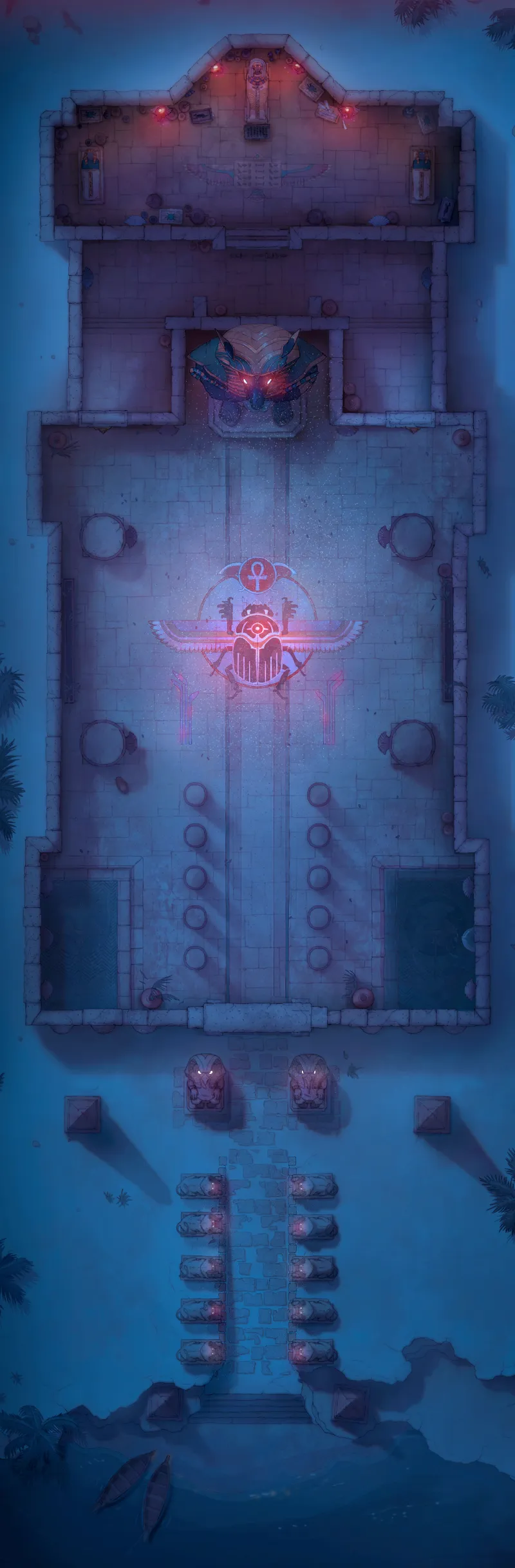 Pharaoh's Tomb map, Protectors Night variant thumbnail