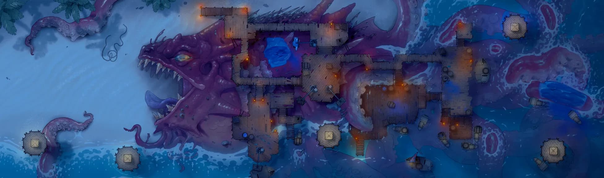 Beached Kraken map, Scavenger Docks No Search Lights Night variant thumbnail