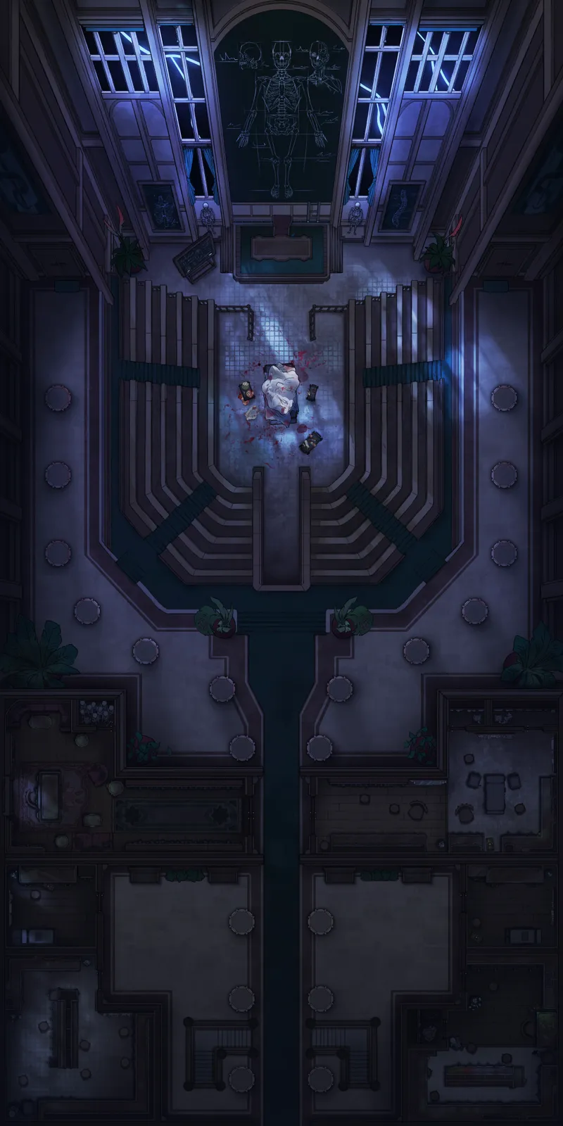 Experimental Surgery Theatre map, Floor 2 Blackboard Experiment variant thumbnail