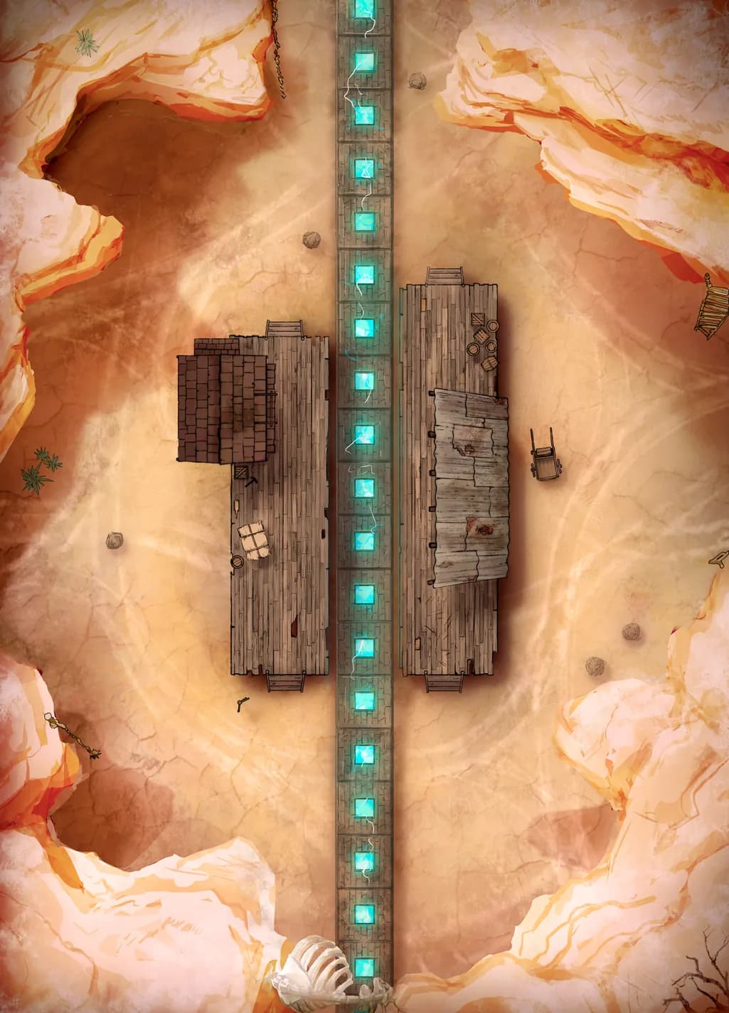 Desert Canyon map, Lighting Rail Station Day variant thumbnail
