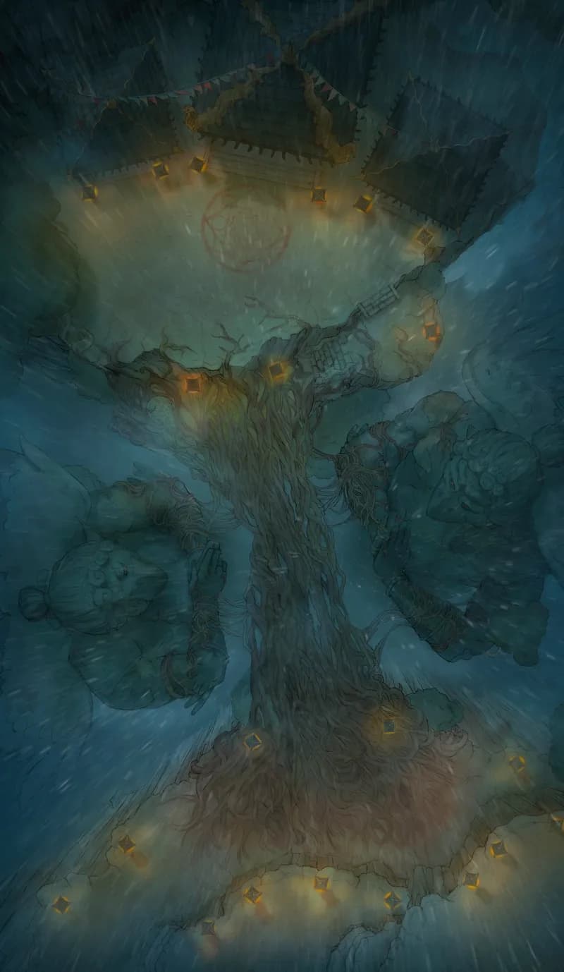 Mountain Monastery map, Rain Night variant thumbnail