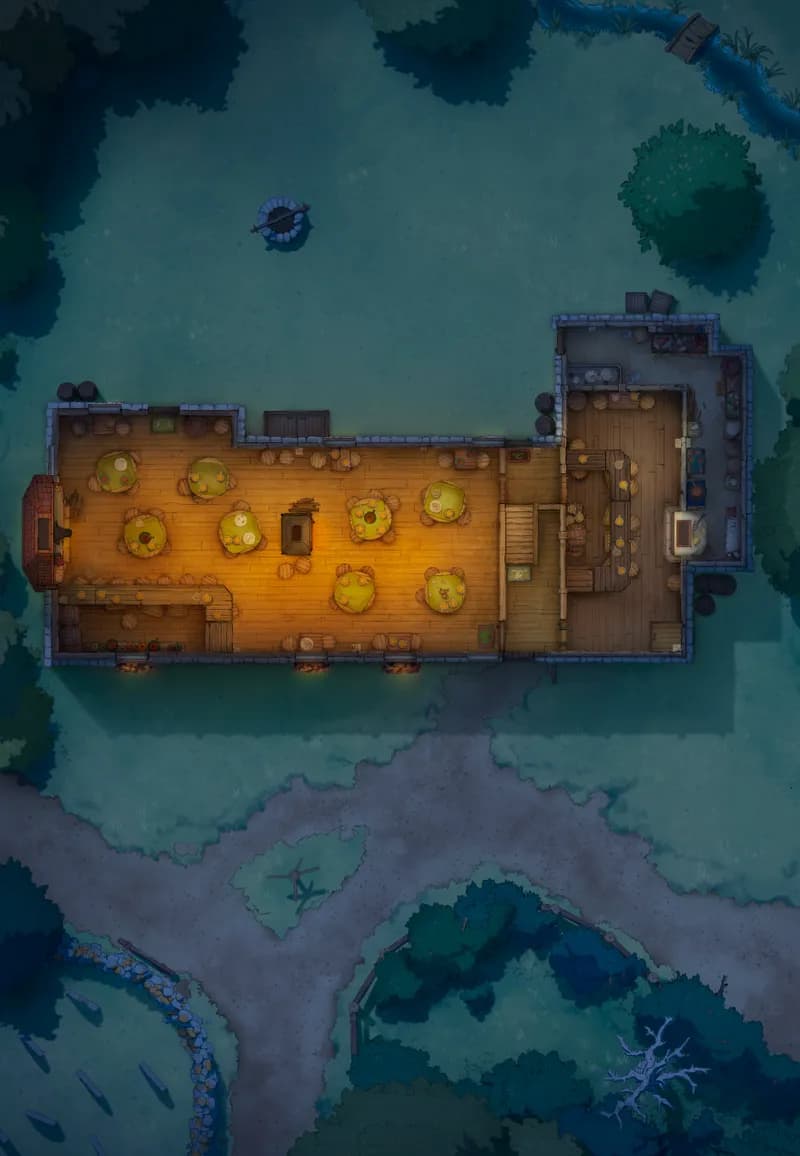 Ages of the Vale: Public House map, Indoors Original Night variant thumbnail