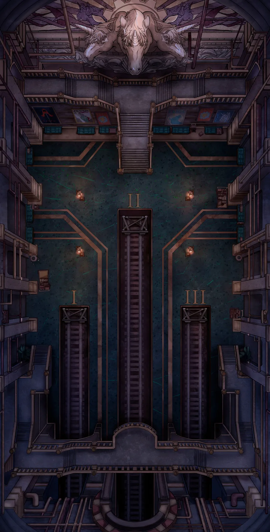Train Station Platforms map, Original Night variant thumbnail