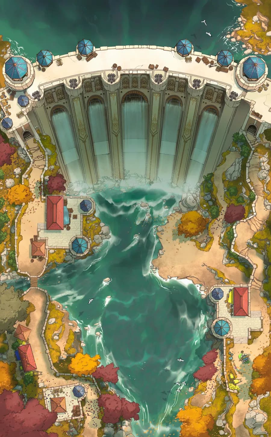 Fortified Dam map, Autumn variant thumbnail