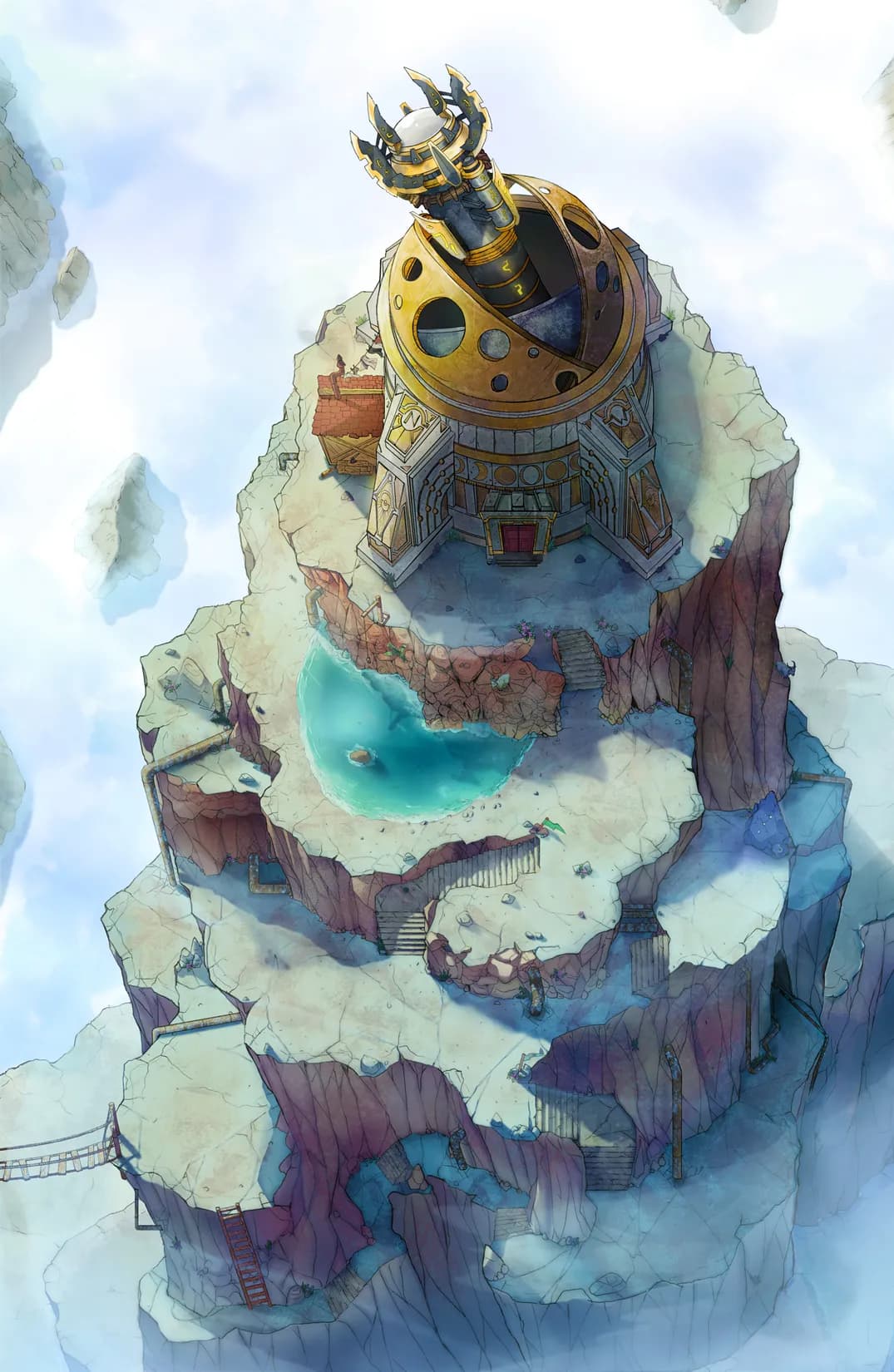 Mountaintop Observatory map, Arcane Cannon Day variant thumbnail