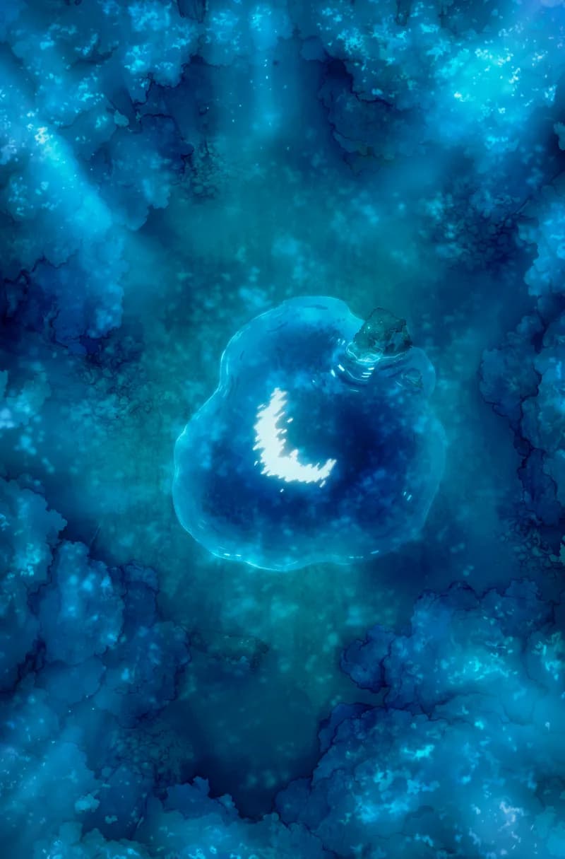Overgrown Magic Forest map, Moon Night variant thumbnail