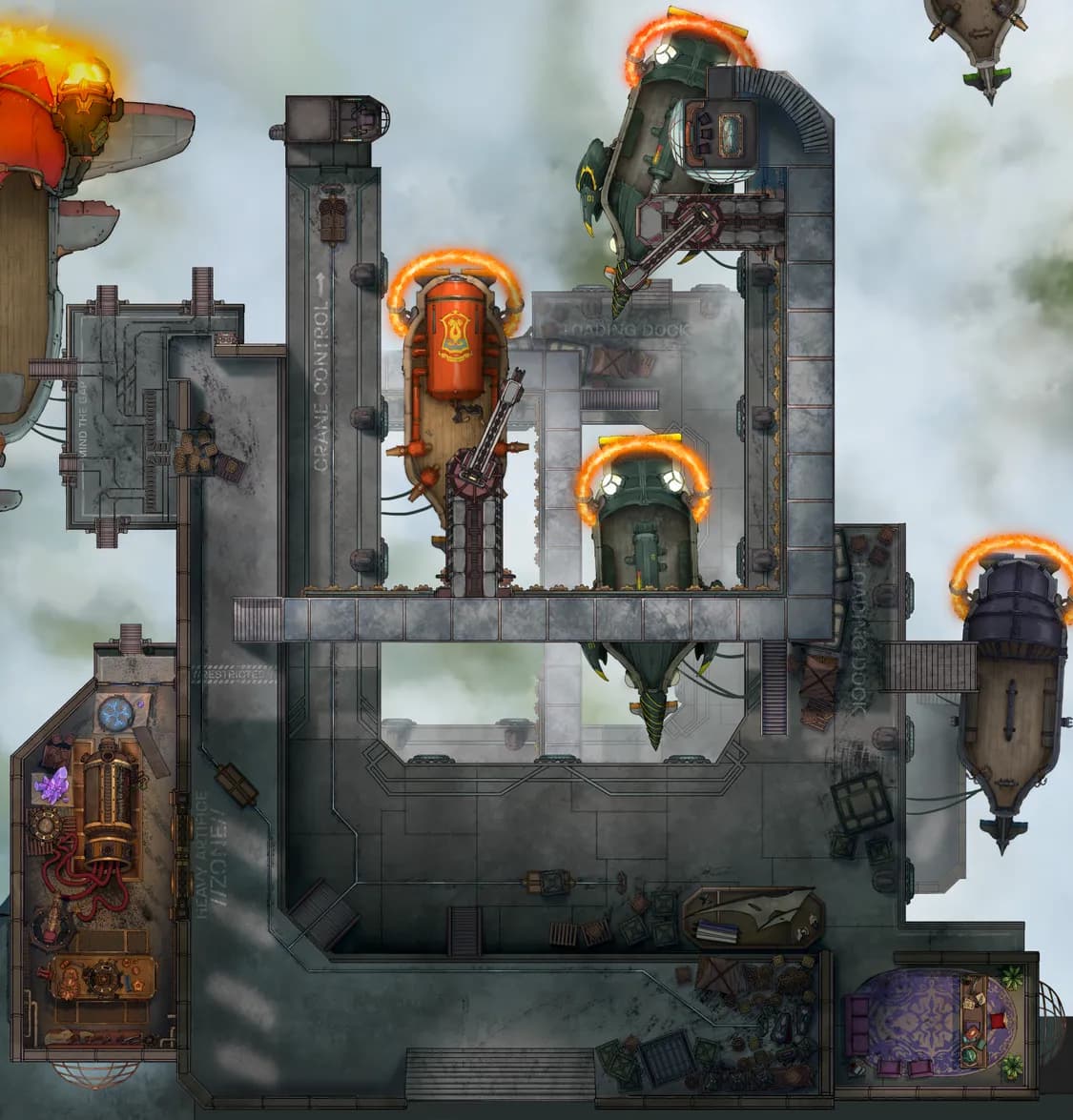 Hangar Bay map, Eberron Port variant thumbnail