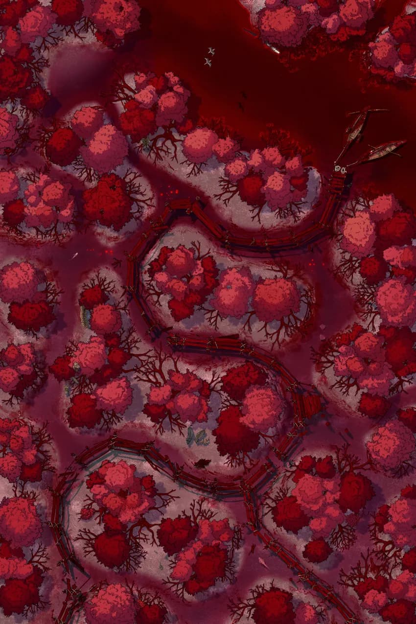 Mangrove Forest map, Blood Grove variant thumbnail