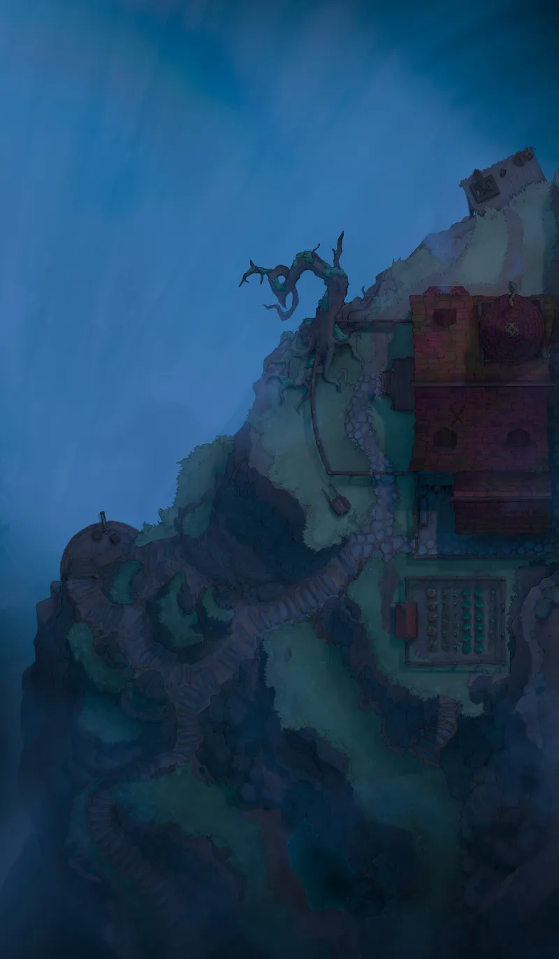 Wonderful Wizard Waterfall map, Original Night variant thumbnail