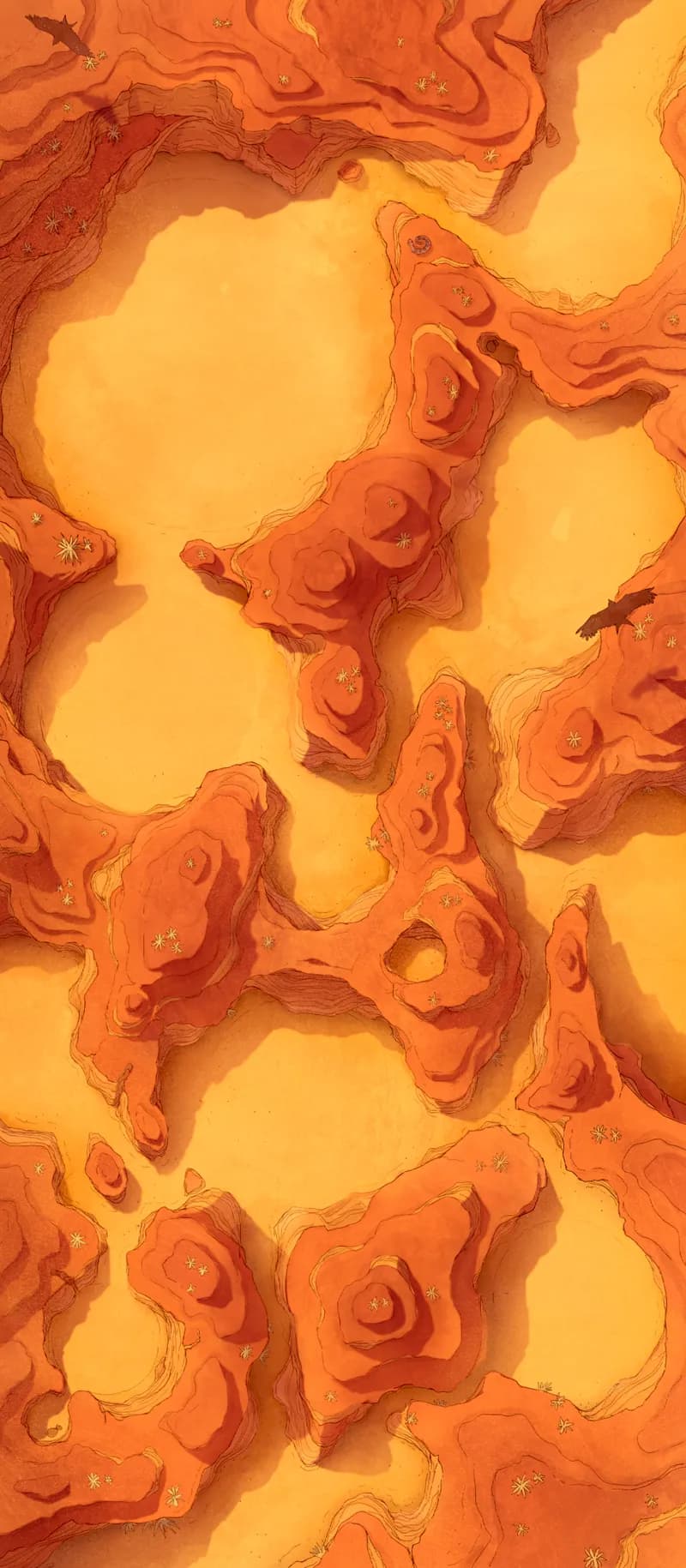Antlion Canyon map, Blank Day variant thumbnail