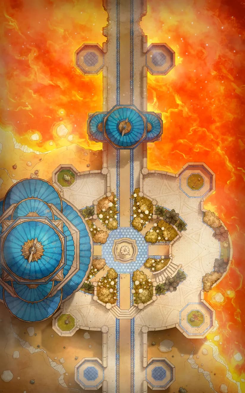 Djinn Gardens map, Lava variant thumbnail