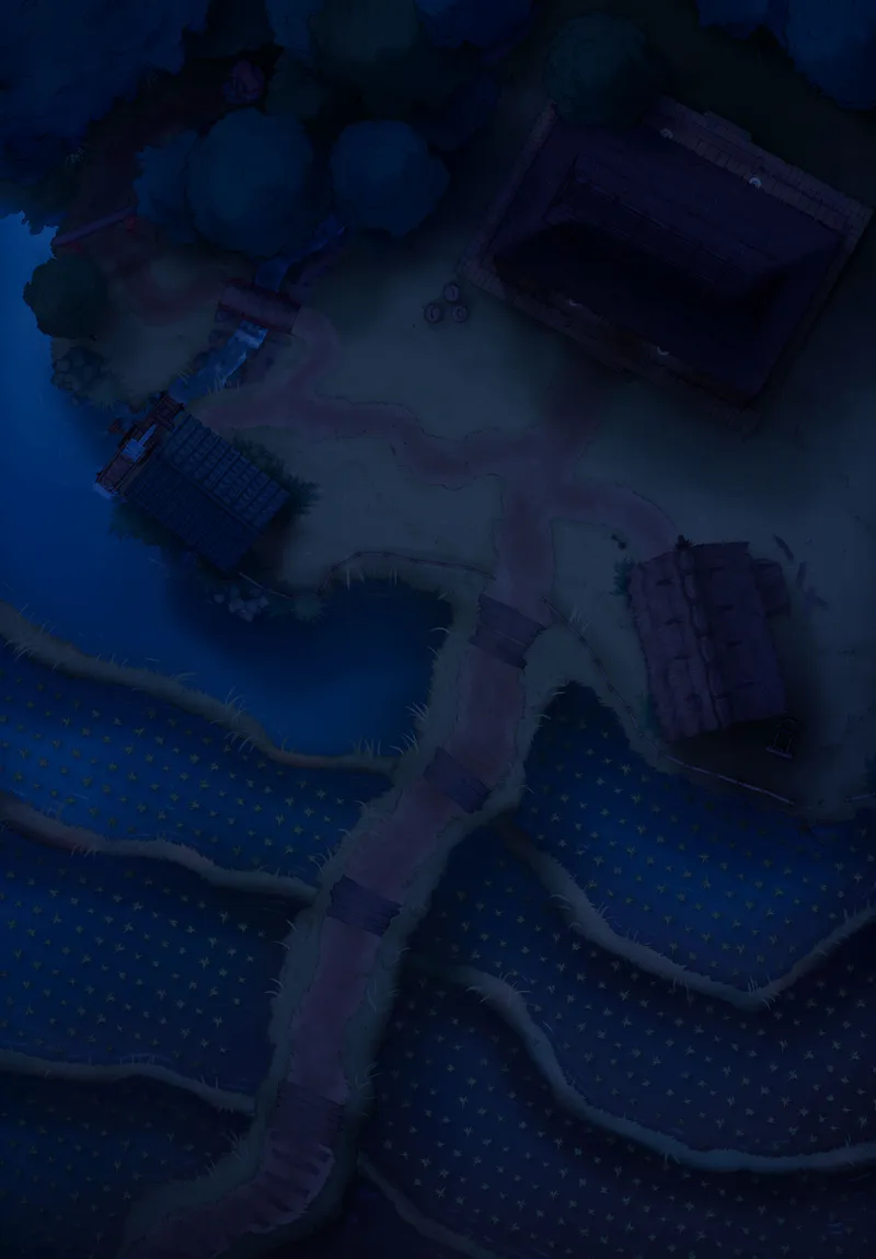 Oni Hideout map, Peaceful No Lights Night variant thumbnail