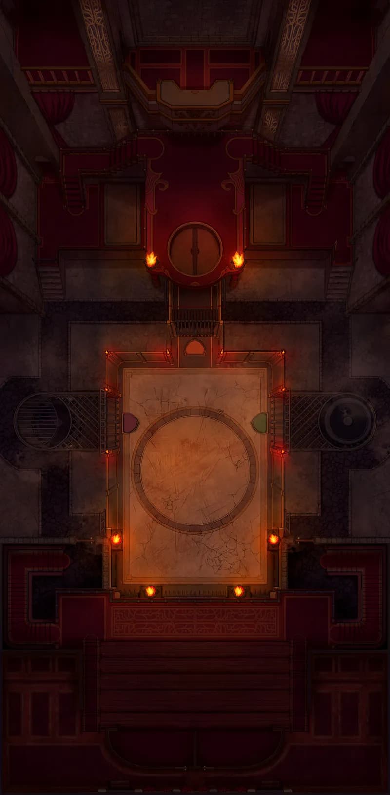 Monster Fighting Pit map, Empty Night variant thumbnail