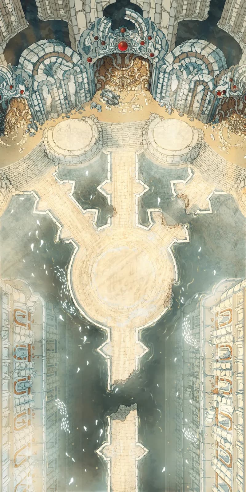 Flooded Fey Ruins map, Life Temple variant thumbnail