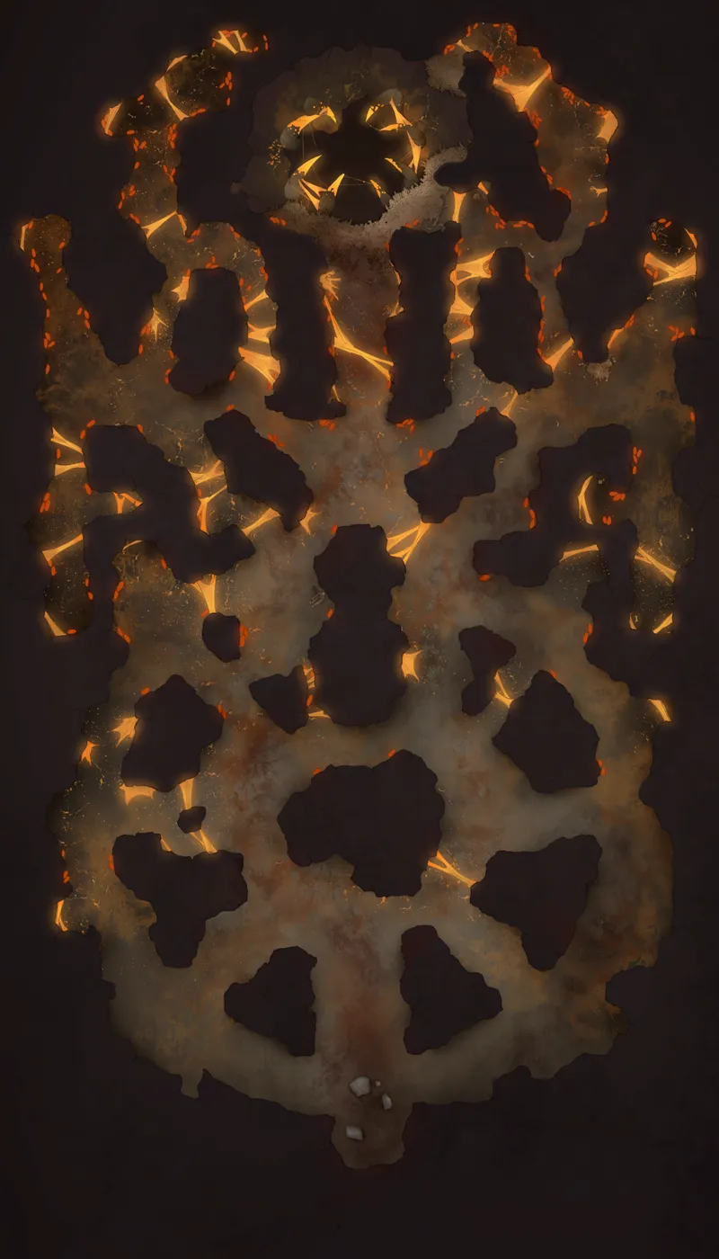 Necropolis Dungeon map, Level 4 Hive variant