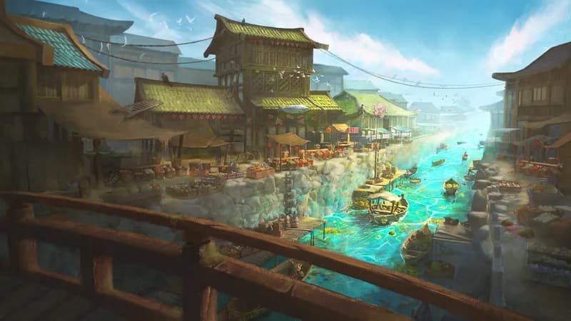 Floating Market map, Original Day variant