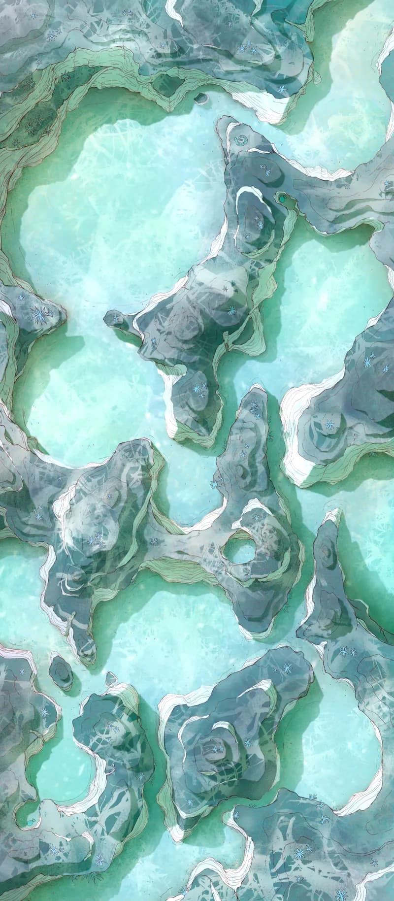 Antlion Canyon map, Ice Day variant thumbnail