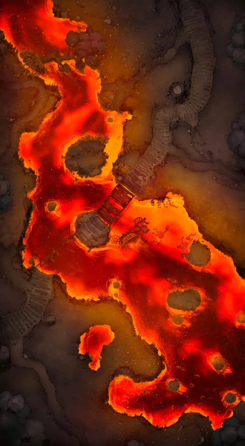 Banshee Moor map, Lava variant