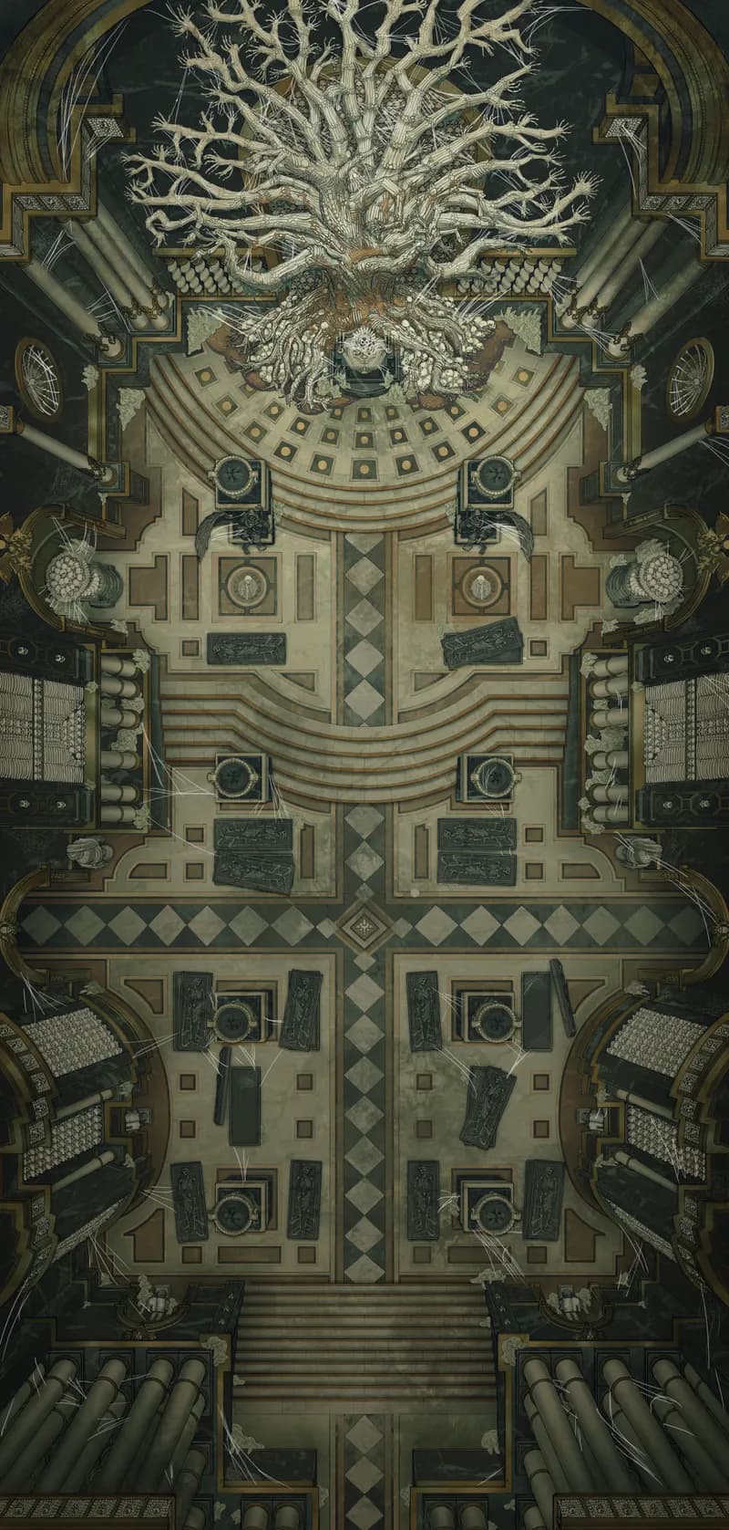 Bone Dryad Ossuary map, Abandoned variant thumbnail