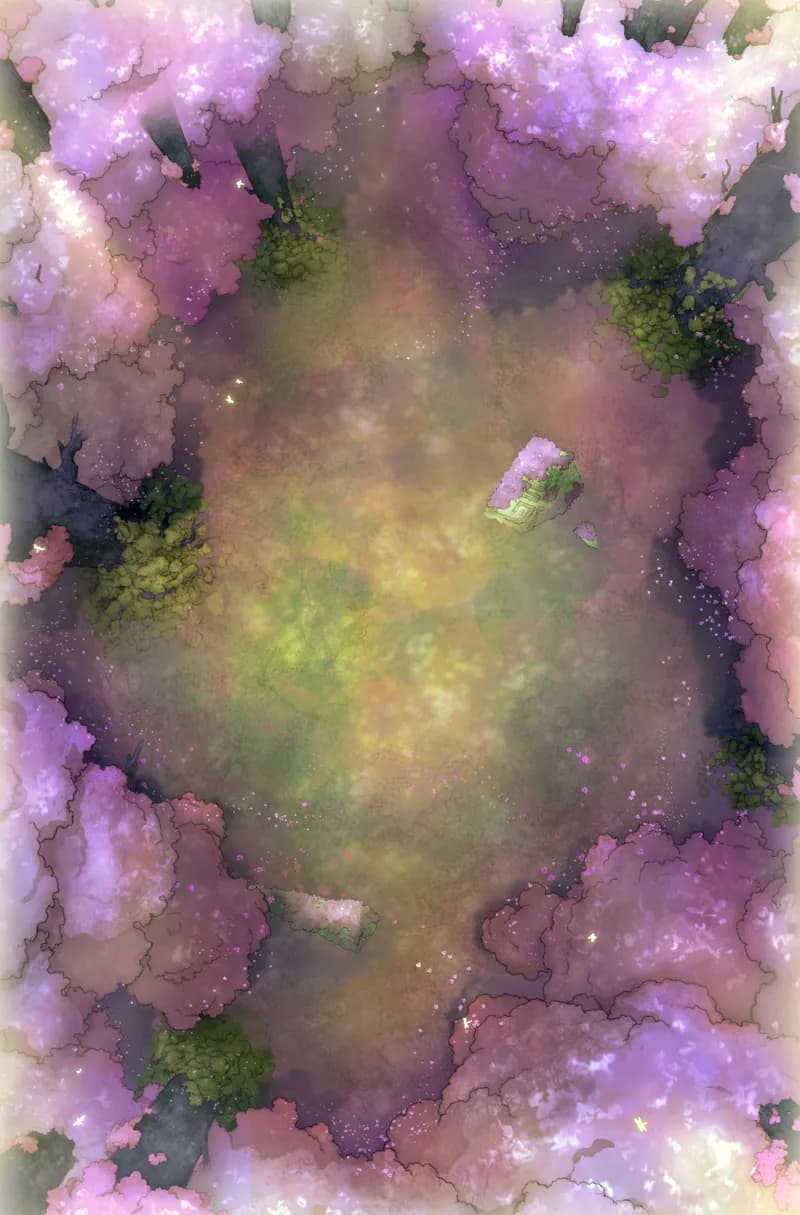 Overgrown Magic Forest map, Spring variant thumbnail