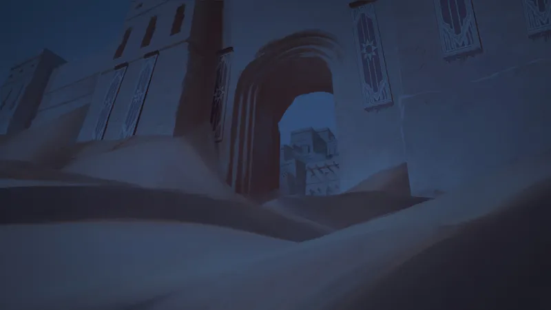 Oasis City map, Buried Night variant