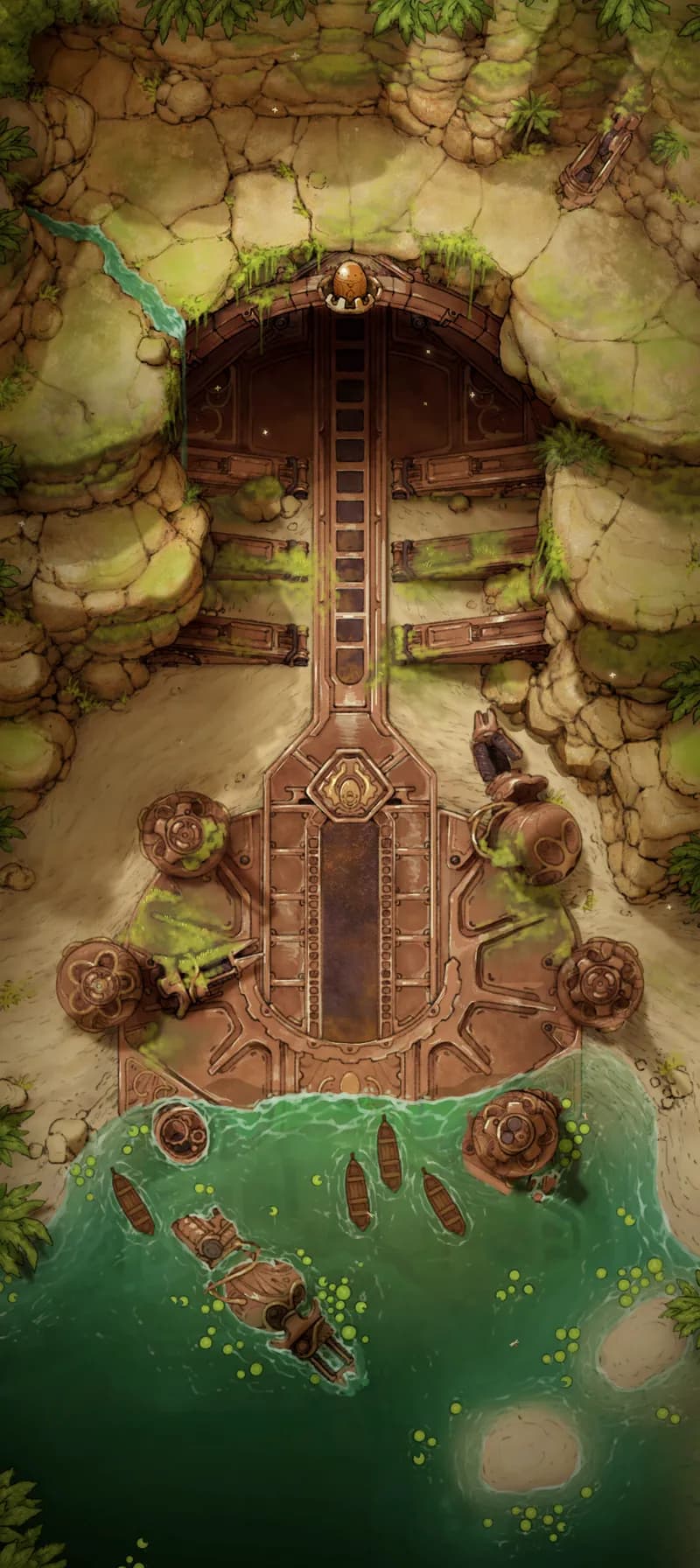 Clockwork Dragon Lair Exterior map, Landing variant thumbnail