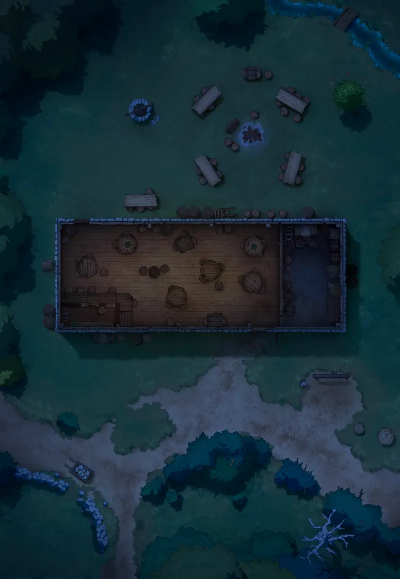 Ages of the Vale: Tavern map, Indoors New Beginnings Silent Night variant thumbnail