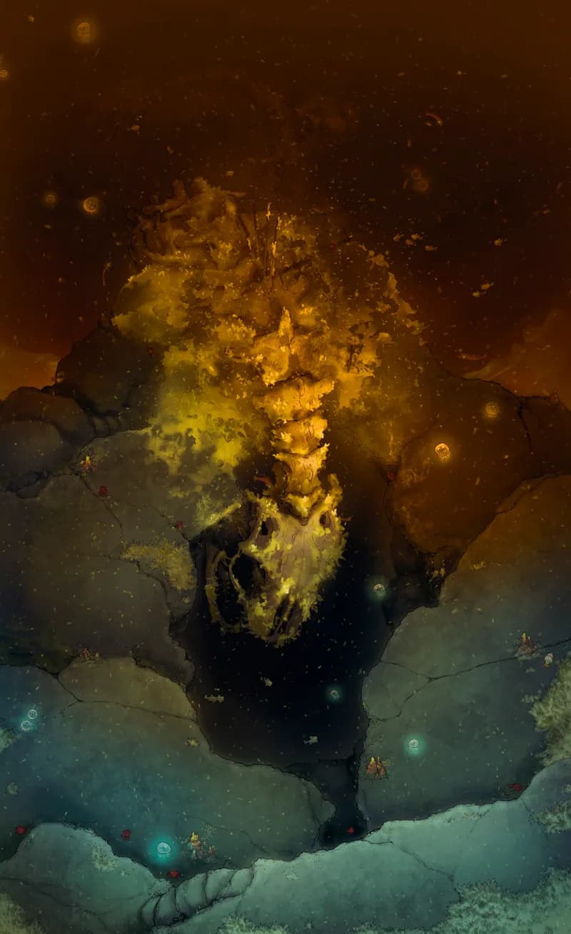 Abyssal Fall map, Zone 1 Lava variant thumbnail