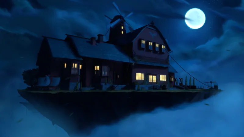 Gryphon Roost Inn map, No Airships Night variant