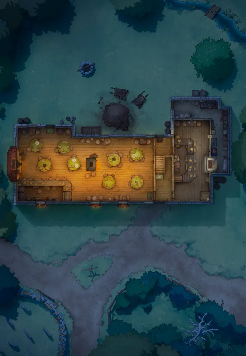 Ages of the Vale: Public House map, Indoors Cellar Construction Night variant thumbnail