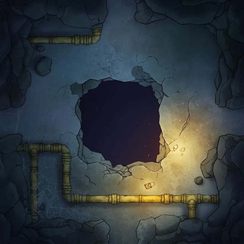 Modular Caves map, Mines Small Pipes 04 variant thumbnail