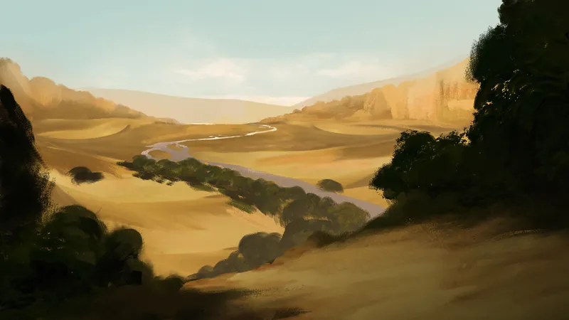 Adventurer's Guildhall map, Natural Desert Day variant