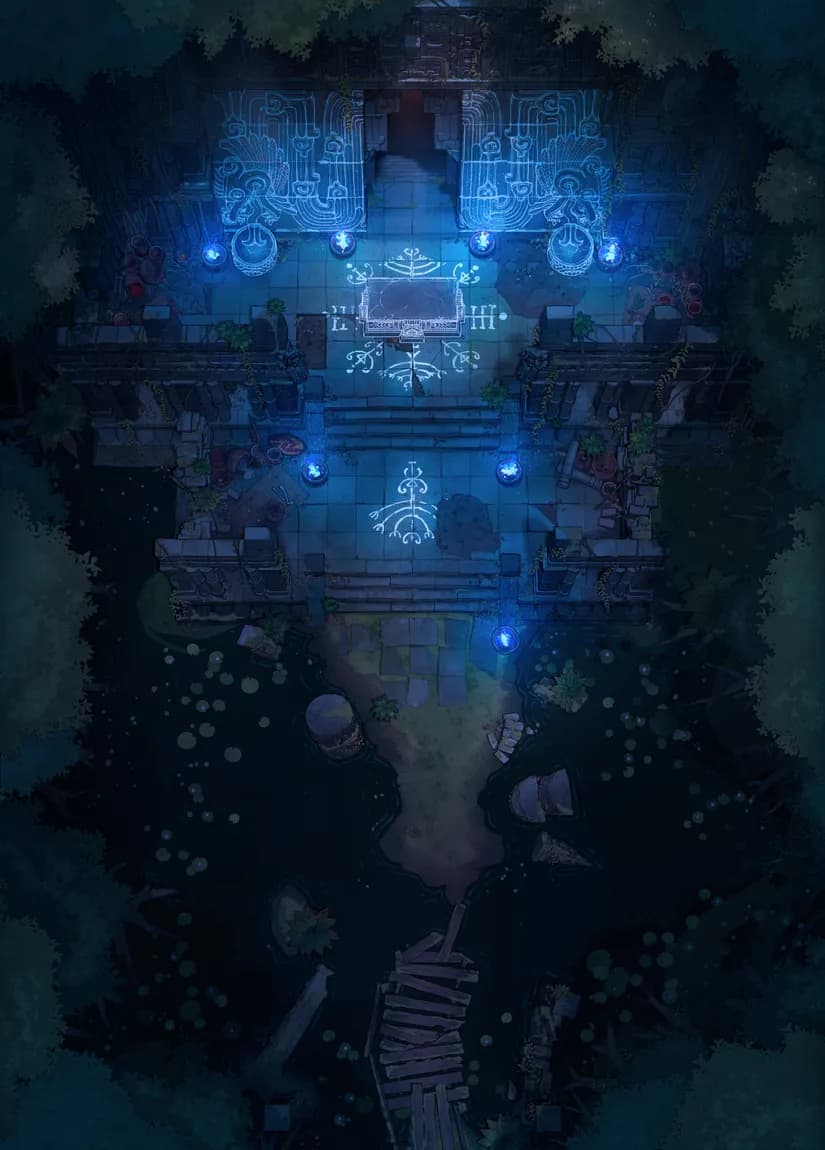 Jungle Temple Entrance map, Open Symbols variant thumbnail