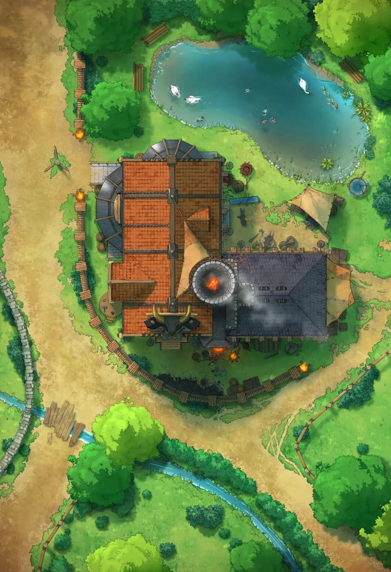 Village Blacksmith map, Original Day variant thumbnail