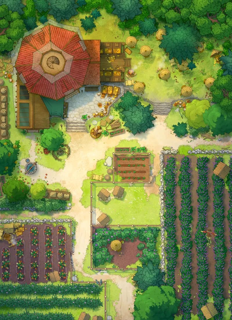 Tranquil Apiary map, Original Day variant