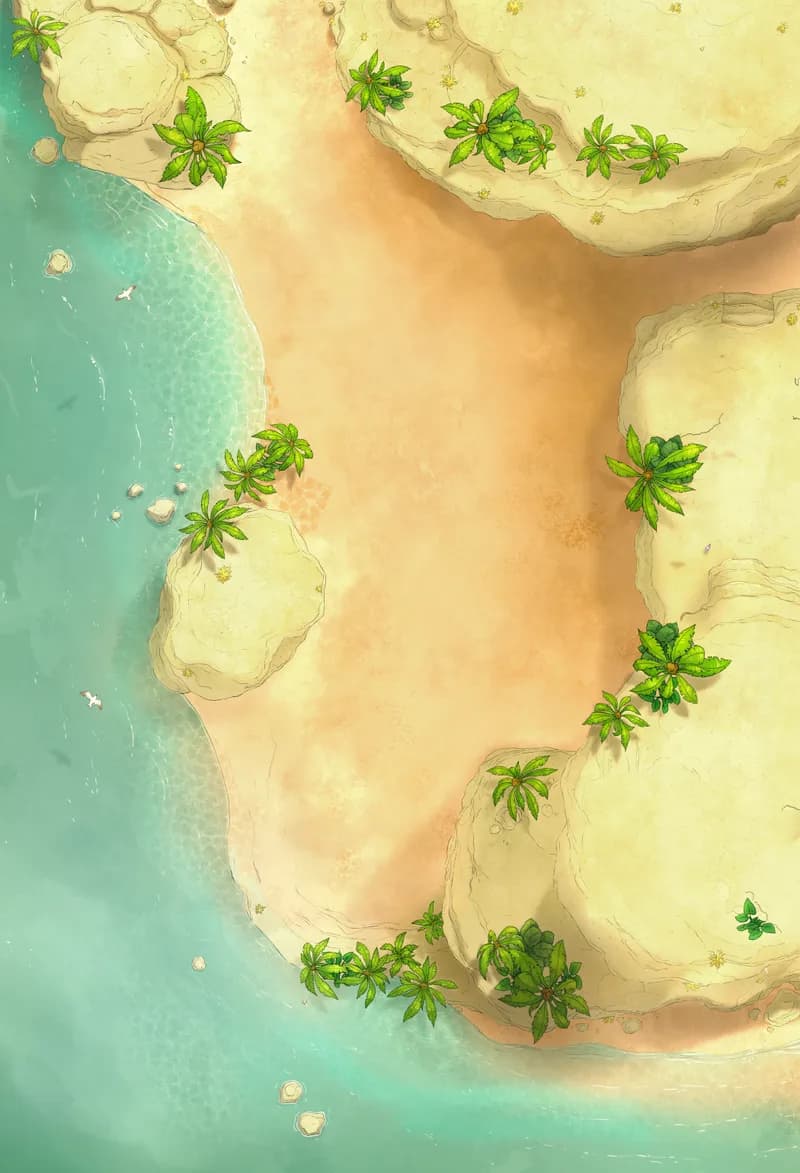 Beachside Bazaar map, Desert variant thumbnail
