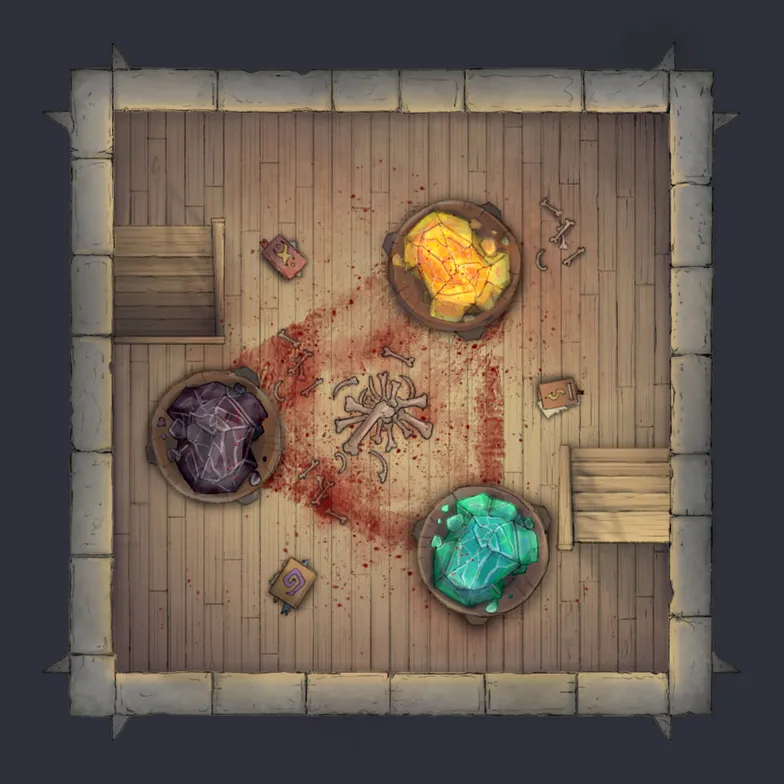 Magic Wizard's Tower map, Interior Floor 15 variant thumbnail