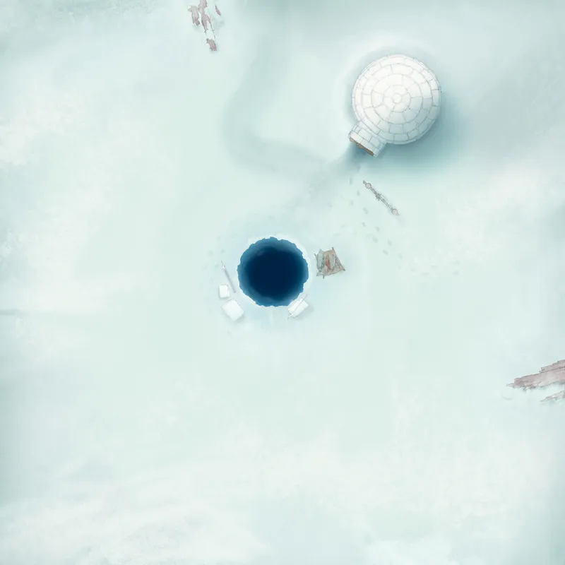 Remote Ice Village map, Lonely Igloo Day variant thumbnail