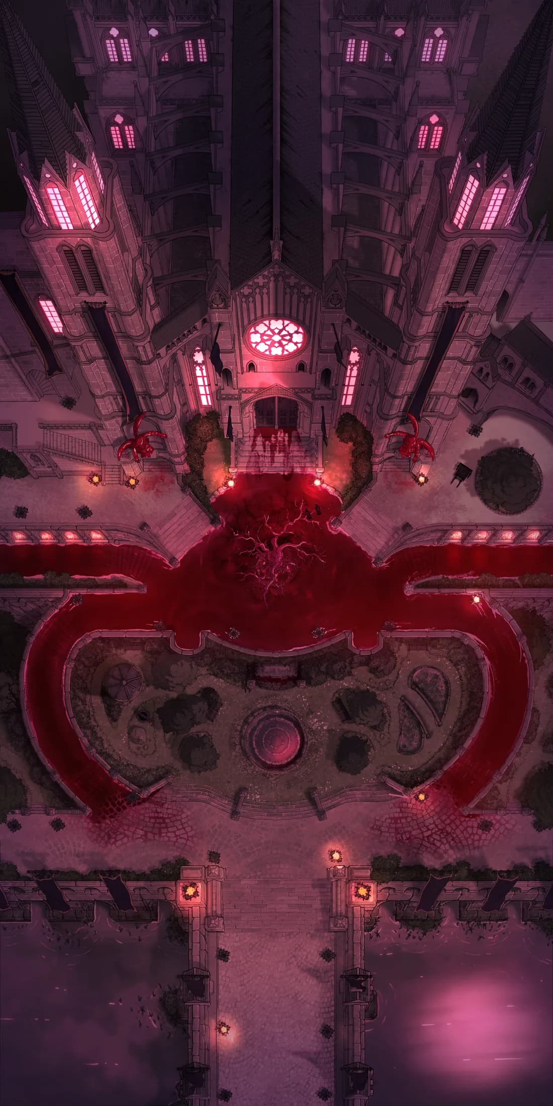 Grand Cathedral map, Blood Worship variant thumbnail
