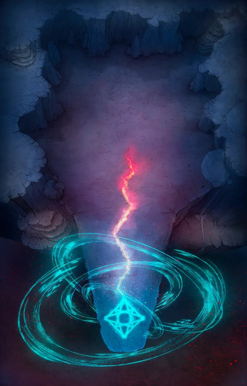 Mountaintop Altar map, Night Crack variant thumbnail