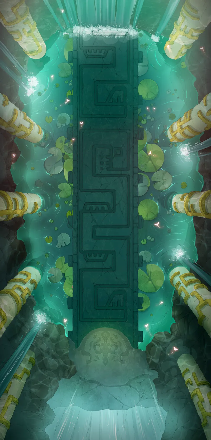 Secret Fey Fountain map, Bridge variant thumbnail