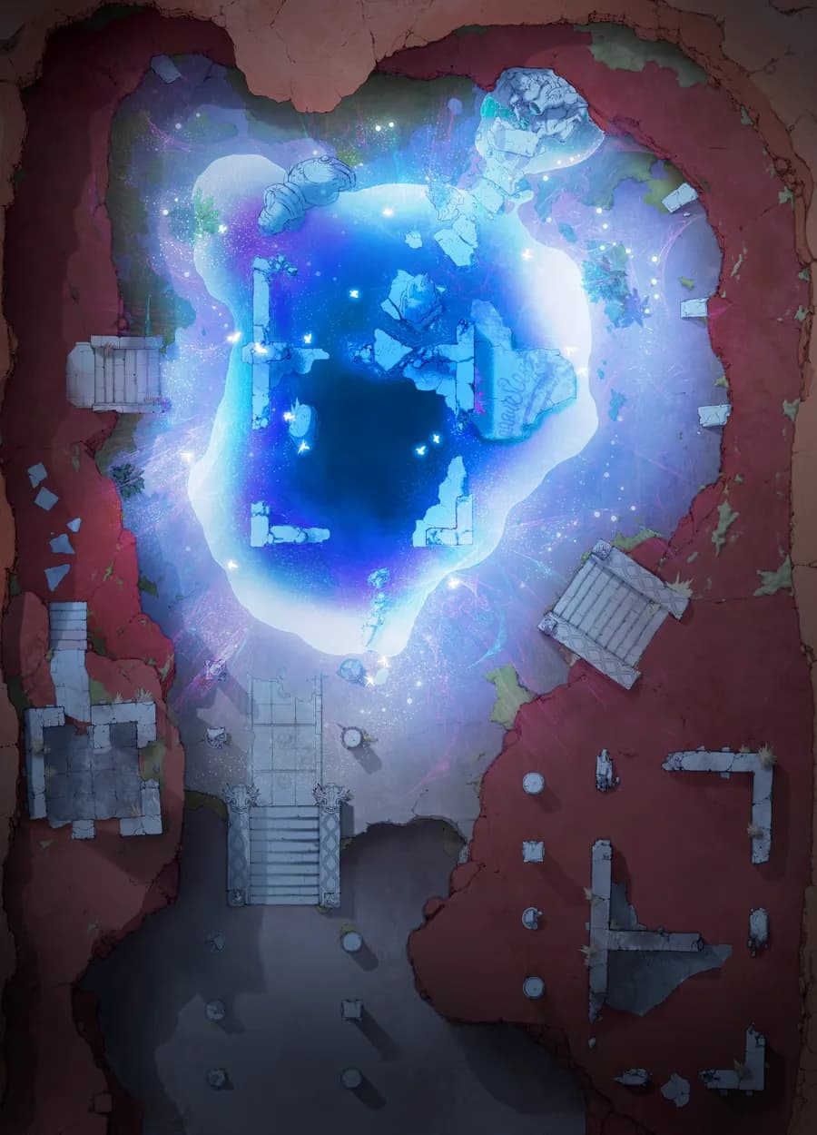 Desert Ruins map, Fey Oasis variant thumbnail