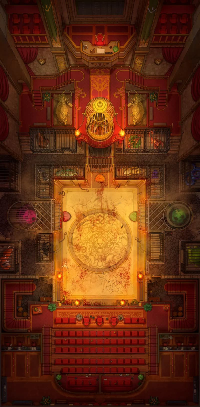 Monster Fighting Pit map, Original Day variant