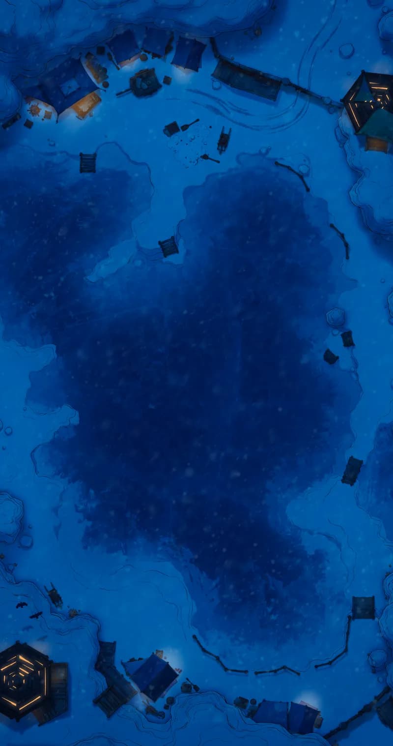 Archaeological Dig map, Winter No Dragon Night variant thumbnail