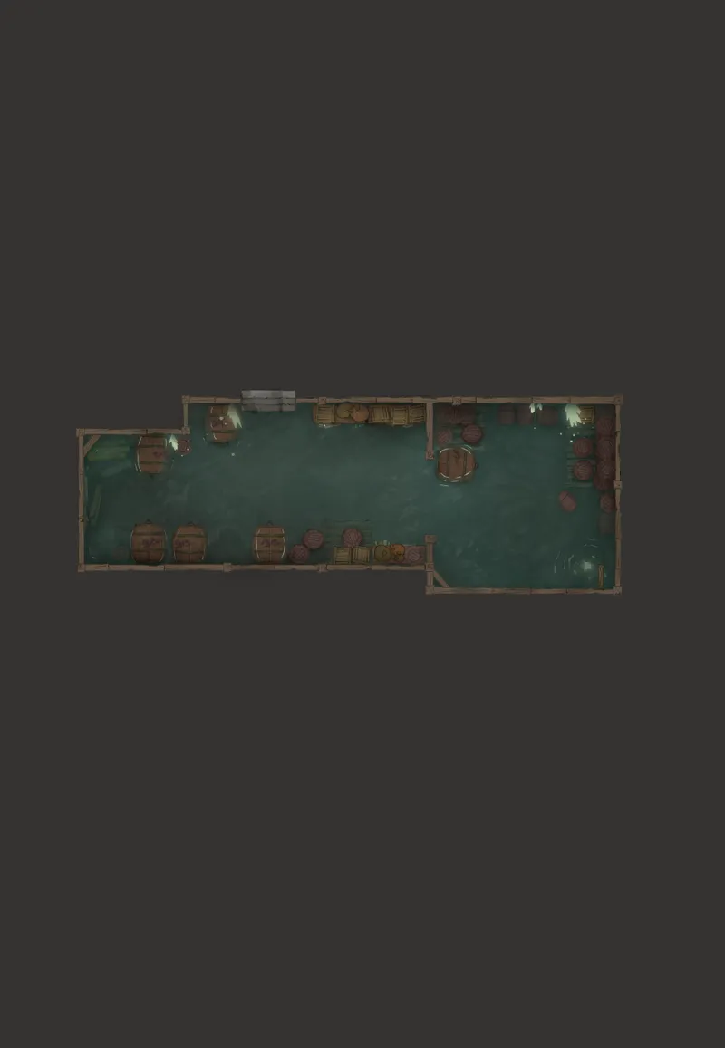 Ages of the Vale: Coaching House map, Cellar Flood variant thumbnail