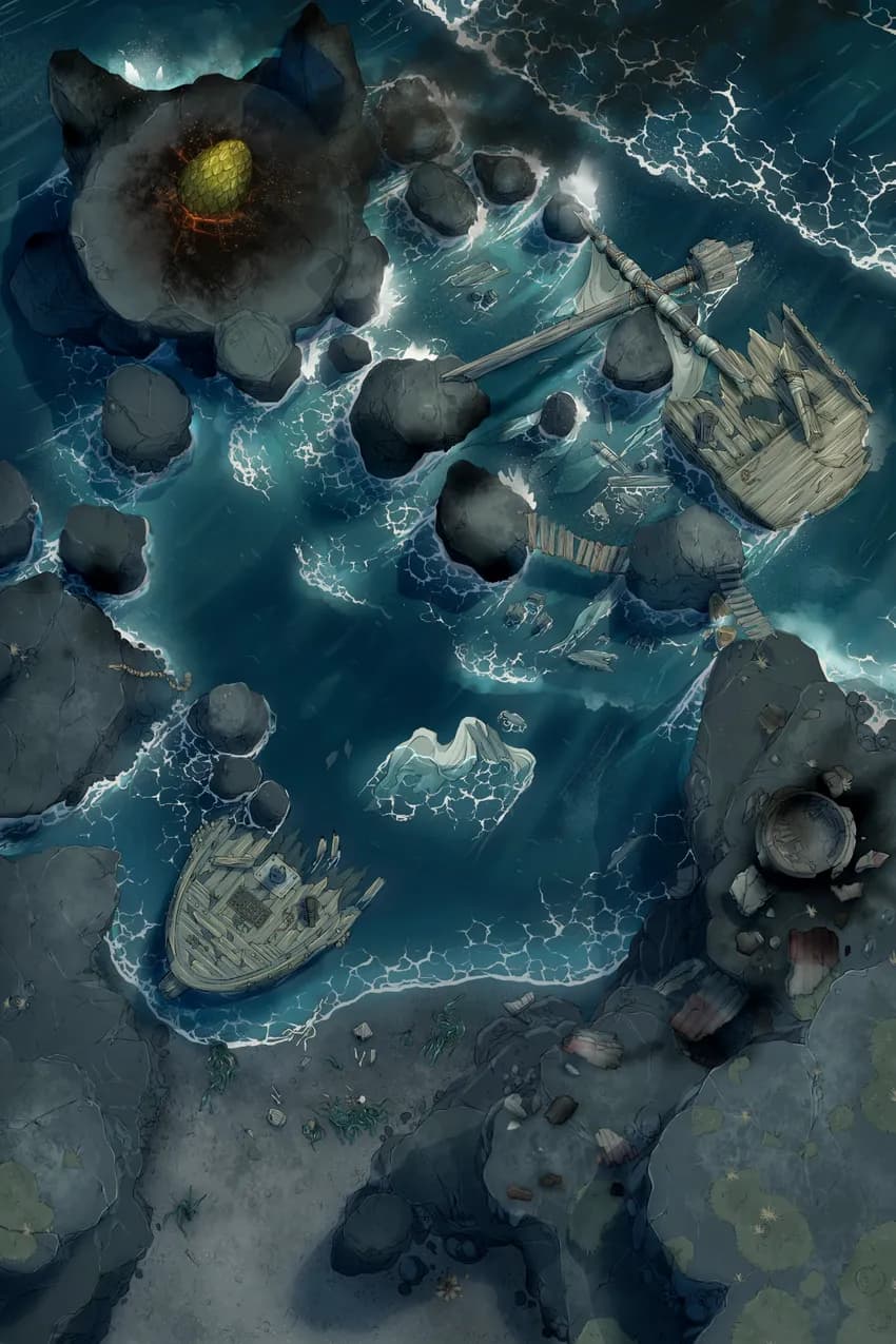 Harpy Cove map, Dragon Egg Day variant